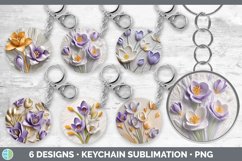 Bundle of six 3D Keychain designs.
