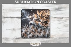 3D Cupid v1 Square Coaster Sublimation Product Image 1