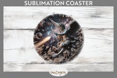3D Cupid v2 Round Coaster Sublimation Product Image 1