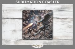 3D Cupid v2 Square Coaster Sublimation Product Image 1