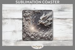 3D Cupid v6 Square Coaster Sublimation Product Image 1