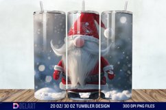 3D Cute Christmas Gnome Tumbler Wrap Product Image 1