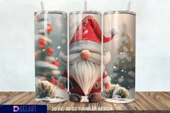 3D Cute Christmas Gnome Tumbler Wrap Product Image 1