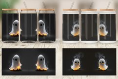 3D Cute Ghost Burn Glass Can Wraps Product Image 6