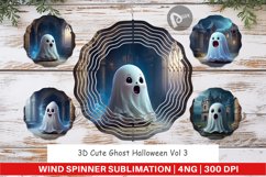 Wind Spinner 3D Cute Ghost Halloween Product Image 1