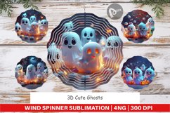 Wind Spinner 3D Cute Ghost Product Image 1
