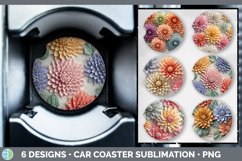 Bundle of six 3D Car Coaster designs.