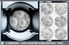 Bundle of six 3D Car Coaster designs.