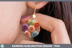 Gorgeous3D Round Earrings design.