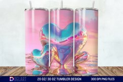 3D Daily Affirmations Self Love Tumbler Wrap Product Image 1