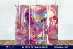 3D Daily Affirmations Self Love Tumbler Wrap Product Image 1