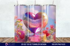 3D Daily Affirmations Self Love Tumbler Wrap Product Image 1