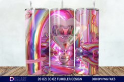 3D Daily Affirmations Self Love Tumbler Wrap Product Image 1