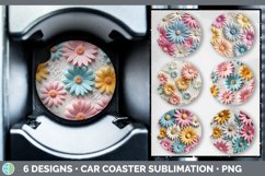 Bundle of six 3D Car Coaster designs.