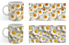 3D Daisy Flowers Mug sublimation design Product Image 4