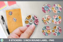 Bundle of six 3D Stickers designs.