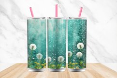 3D Dandelion Flowers Tumbler Wrap Bundle Product Image 4