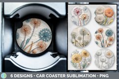 Bundle of six 3D Car Coaster designs.