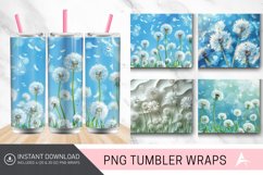 3D Dandelion Flowers Tumbler Wrap Product Image 1