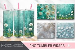 3D Dandelion Flowers Tumbler Wrap Product Image 1