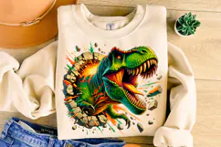 3D Dinosaur Png Sublimation, Kids Png, Dinosaur Hole,Toddler Product Image 1