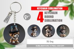 Keychain 3D Dog Product Image 1