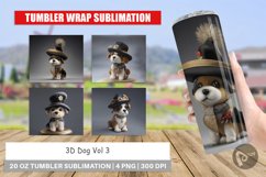 Tumbler Wrap 3D Eagle 4th July Patriotic Product Image 1