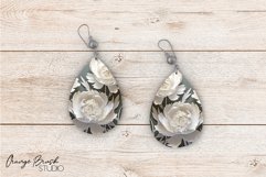 3D Earrings Bundle 3d Flowers Sublimation Teardrop Earrings