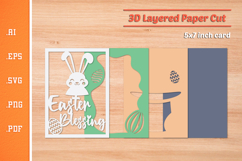 Easter Blessing - 3D Layered Paper Cut SVG Product Image 2