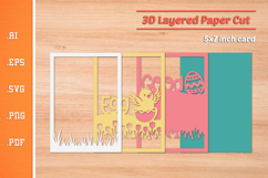 Easter Good Egg - 3D Layered Paper Cut SVG Product Image 2