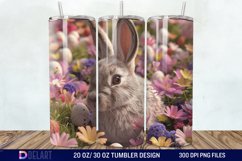 3D Easter Bunny Tumbler Wrap Product Image 1