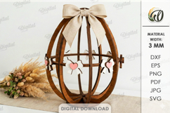 3D Easter Eggs Bundle Laser Cut. Easter Stand Decor SVG Product Image 13