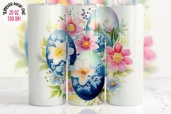 3d Easter Eggs Mug Wrap Sublimation Designs, 3d Mug, Easter Eggs Png