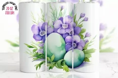 3d Easter Eggs Mug Wrap Sublimation Designs, 3d Mug, Easter Eggs Png