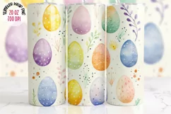 3d Easter Eggs Mug Wrap Sublimation Designs, 3d Mug, Easter Eggs Png
