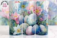 3d Easter Eggs Mug Wrap Sublimation Designs, 3d Mug, Easter Eggs Png