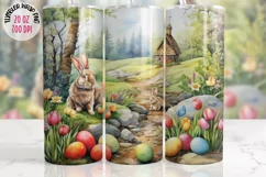 3d Easter Eggs Mug Wrap Sublimation Designs, 3d Mug, Easter Eggs Png
