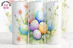 3d Easter Eggs Mug Wrap Sublimation Designs, 3d Mug, Easter Eggs Png