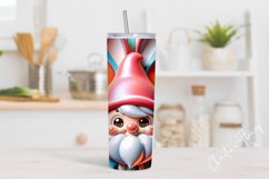 3D Cute Easter Gnome Tumbler Wrap PNG Product Image 2