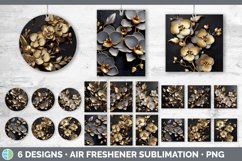 Bundle of six Black Orchid Air Freshener designs.