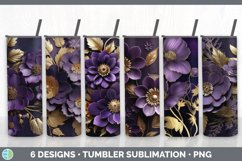 Bundle of six Black Violets Tumbler designs.