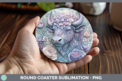 Gorgeous3D Exotic Animals Round Coaster design.