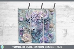 Gorgeous3D Exotic Animals Tumbler design.