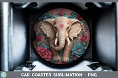 Gorgeous3D Exotic Animals Car Coaster design.