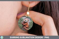 Gorgeous3D Exotic Animals Round Earrings design.