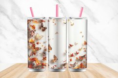 3D Fall Butterflies Tumbler Wrap Bundle Product Image 4