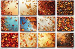 3D Fall Butterflies Tumbler Wrap Bundle Product Image 3