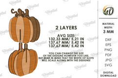 3D Fall Decors Bundle Laser Cut. Fall Decor SVG Product Image 3