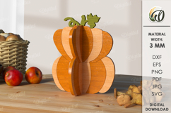3D Fall Decors Bundle Laser Cut. Fall Decor SVG Product Image 12