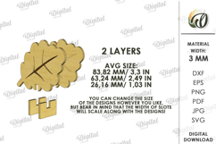 3D Fall Decor Laser Cut. Autumn Leaf SVG Product Image 2